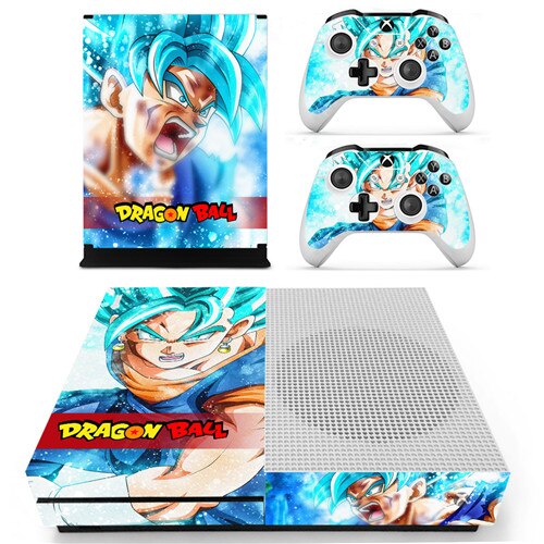 Différent skins Dragon Ball pour 2 manettes Xbox One S et sa console