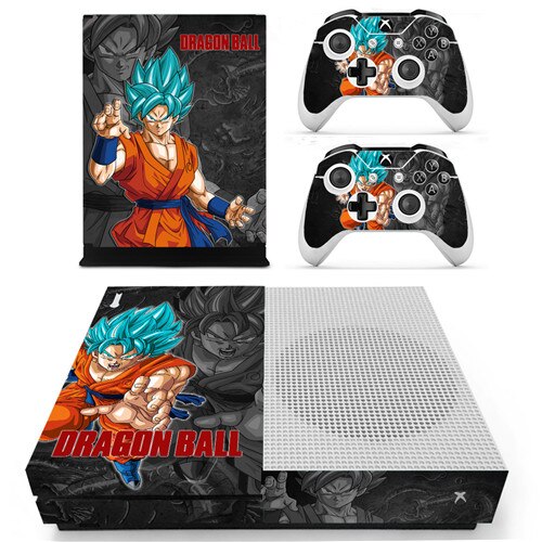Différent skins Dragon Ball pour 2 manettes Xbox One S et sa console