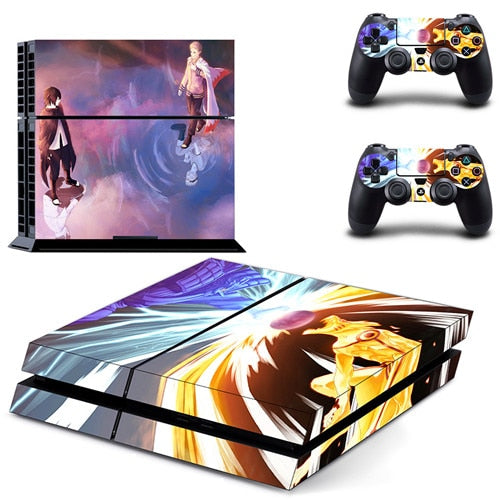 shazol - Différent skins Naruto pour 2 manettes et sa console Playstation 4 - Shazol - 
