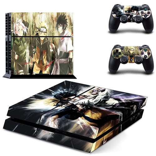 shazol - Différent skins Naruto pour 2 manettes et sa console Playstation 4 - Shazol - 