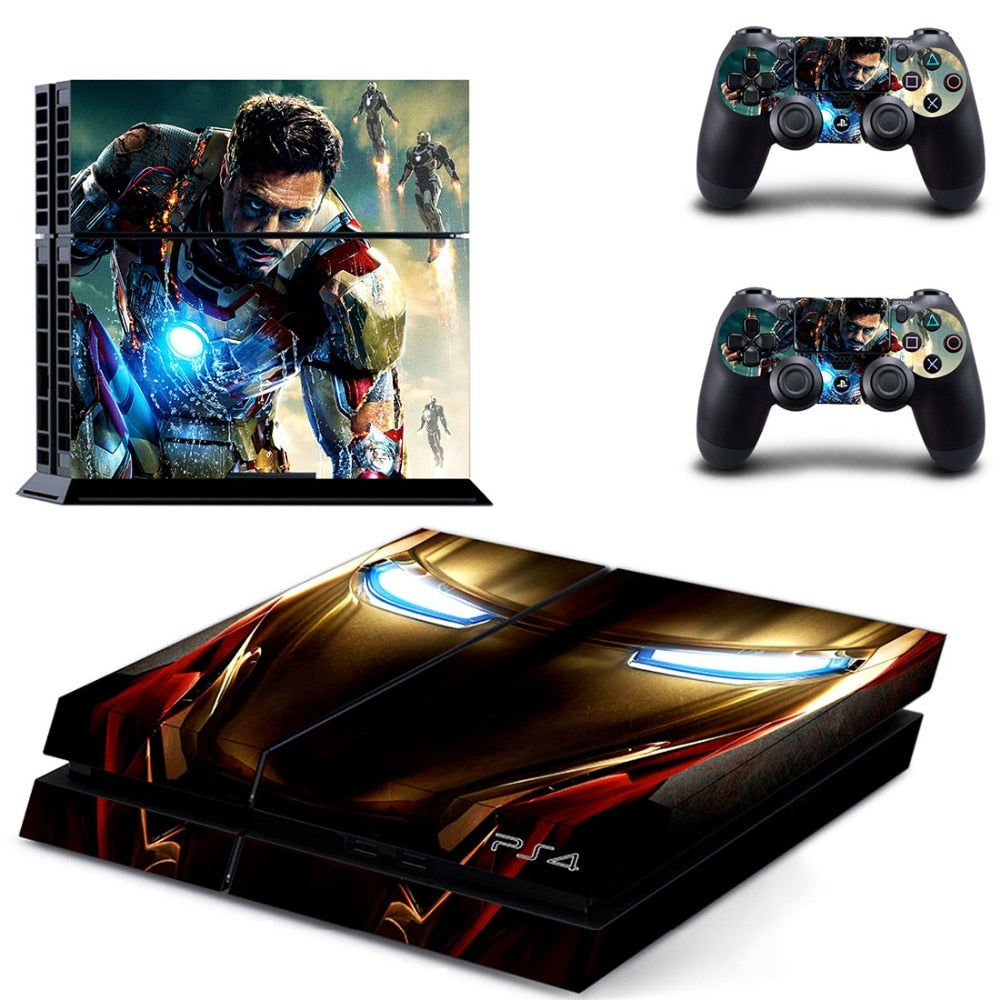 shazol - Skin Avengers Iron Man pour 2 manettes et ps4 - Shazol - 