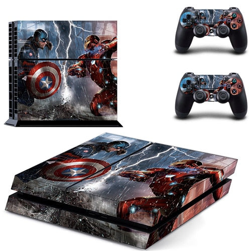 shazol - Skin Avengers Iron Man pour 2 manettes et ps4 - Shazol - 