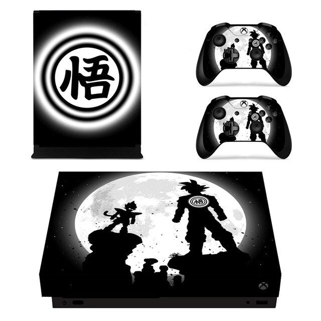 Sélection de skins Dragon Ball pour 2 manettes Xbox One X et sa console