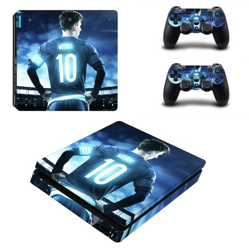 shazol - Différent skins Football pour 2 manettes et sa console Playstation 4 slim - Shazol - 