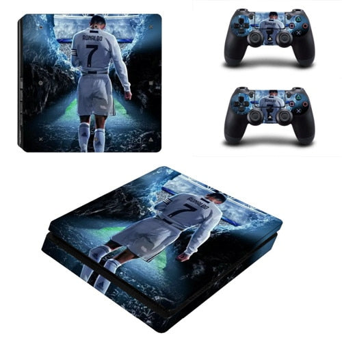 shazol - Différent skins Football pour 2 manettes et sa console Playstation 4 slim - Shazol - 