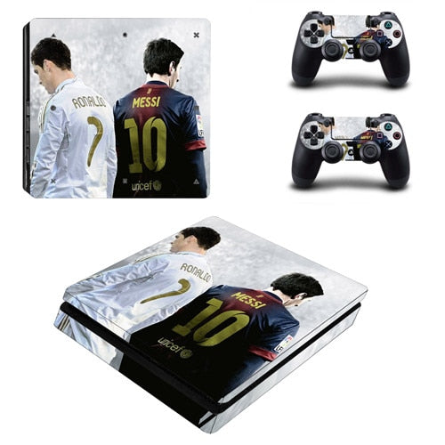 shazol - Différent skins Football pour 2 manettes et sa console Playstation 4 slim - Shazol - 